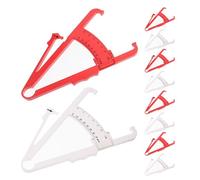 TOYANDONA Strumenti per Misurare le Pliche Cutanee 10 Pezzi Strumento Portatile in Plastica Clip per Misurazione del Grasso Corporeo Adatto per Fitness e Perdita di Peso