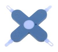 TOYANDONA Strumento 4 in 1 la Cura Ragazzo Ragazza, Pulitore Naso e Orecchie Cucchiaio a Croce, Kit per Unghie Sicuro e Delicato, Accessorio Essenziale per Igiene e Viaggi, Colore Blu