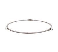 TOYANDONA Supporto Girevole per Piatto Microonde in Plastica Resistente alle Alte Temperature, Anello Rotante Ruote da 1,4 Cm, Base Solida per Forni a Microonde per Riscaldamento Uniforme