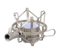 TOYANDONA Supporto Microfono Antivibrante in Lega per Microfono Condensatore 4,5 Cm Foro Staffa 1,5 Cm, Isola Rumore per Canto e Trasmissione Live
