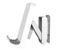 TOYANDONA Supporto per Cellulare da Parete Pieghevole in Metallo e Abs Design Semplice senza Fori Porta Telefono per Mantenere la Stanza Ordinata e Guardare Film