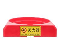 TOYANDONA Supporto per Estintore da Pavimento in Plastica Rosso per Estintori a Polvere 3-8kg, Base Robusta e Stabile per Bagagliaio Auto