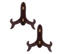 TOYANDONA Supporto per in Legno di 2 Pezzi, Supporto Pieghevole e Stabile per Libri di Ricette e, Organizzatore Raffinato per Cucina e Casa