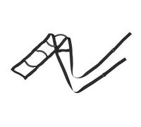 TOYANDONA Supporto per Letto Anziani Nero in Webbing e Silicone, Supporto Pratico per Pazienti con Mobilità Ridotta, Strumento per Cambiare Posizione a Letto