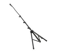 TOYANDONA Supporto Per Microfono Treppiede Regolabile Clip Per Microfono Da Terra Struttura Treppiede Stabile Per Concerti Sul Palco Podcasting Trasmissioni in Diretta e Altro