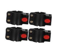 TOYANDONA Supporto per Montaggio Lucchetto a U per Bici da Strada e Mountain Bike, Set da 4 Pezzi, Compatibile Tubi Sella da 3,6 CM, Accessorio per Ciclisti e Pendolari