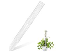 TOYANDONA Supporto per Piante Rampicanti Monstera 2 Pezzi Pp Bianco | Design Modulare Griglie Vuote, Include Paletto, Facile Installazione, per Giardino e Serra