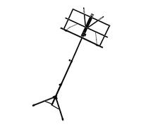 TOYANDONA Supporto Per Spartiti Musicali Con Treppiede Robusto e Angolazione Per Musicisti e Concerti