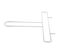 TOYANDONA Supporto per Spiedini in Acciaio Inossidabile per Barbecue, Design Giapponese Elegante, Resistente Alte Temperature, per Grigliate e Ristoranti, Colore Argento