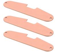 TOYANDONA Supporto Pickup Single Coil per Chitarra Elettrica St, 3 Pezzi Piastre di Base in Rame per Allineamento Stabile e Miglioramento della Risposta Sonora per Musicisti e Progetti Fai
