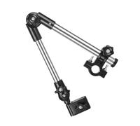 TOYANDONA Supporto Portaombrelli Regolabile per Sedia a Rotelle, Color Acciaio, Parasole e Antipioggia per Mobilità Autonoma, Protezione UV e Intemperie