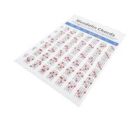 TOYANDONA Tabella Degli Accordi Per Mandolino Poster Degli Accordi Musicali Su Carta Patinata Guida All Apprendimento Per Principianti Del Mandolino