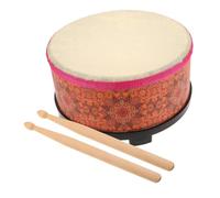 TOYANDONA Tamburo Percussione in Legno Per Ragazzo Ragazza Strumento Musicale Da Pavimento Con Bacchette Giocattolo Didattico Per Sviluppare Potenziale Musicale Dei Ragazzo Ragazza