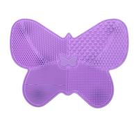 TOYANDONA Tappetino e Facile da Usare in Silicone Pulisci Pennelli Make Up a Forma di Farfalla Ventosa Sul Retro per Pulizia Profonda a Casa in Salone di Bellezza