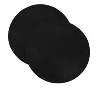 TOYANDONA Tappetino per Barbecue Rotondo 40 Cm in PTFE Antiaderente 2 Pezzi Riutilizzabile per Grigliare Verdure, Pesce e Pancetta, Accessorio Leggero e Facile da Pulire per Grigliata