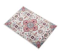 TOYANDONA Tappeto Floreale Boho Chic in Velluto di Cristallo, Decorativo e Resistente, Facile da Pulire, per Soggiorno e Camera da Letto Design Unico e Protezione del Colore Colore Casuale