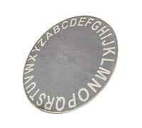 TOYANDONA Tappeto Per Gattonare Rotondo Con Lettere Tappeto Educativo Per Ragazzo Ragazza Antiscivolo e Morbido Per Giocare e Apprendere Sicurezza Nella Cameretta