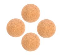 TOYANDONA Tappi a Sfera in Sughero Naturale 3,6 Cm 4 Pezzi - Tappi Creativi per Bottiglie di Vino Rosso e Ornamenti Decorativi in Legno per Uso Domestico e Fai da Te