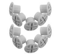 TOYANDONA Tappi a Vite in Plastica Grigi per Scivoli da Gioco Accessori di Fissaggio Resistenti alle Intemperie Set da 10 Pezzi per Riparazione e Sicurezza Giochi All’Aperto