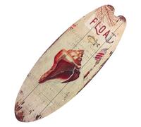 TOYANDONA Targa in Legno Forma di Tavola da Surf Decorazione Murale Estiva per Casa Bar e Spiaggia Cartello Vintage Resistente e Tematico per Porte e Pareti Stile retrò Tropicale