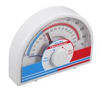 TOYANDONA Termometro in Plastico e Metallo ad Alta Precisione per Interni ed Esterni Design Portatile e Doppia Funzione per Patio e Camere da Letto