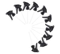 TOYANDONA Testa Spruzzino Ricambio 10 Pezzi Ugello Regolabile Nero 28/400 per Giardinaggio e Utilizzo Domestico