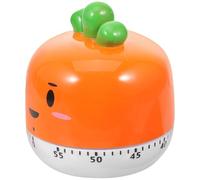 TOYANDONA Timer da Cucina Meccanico a Forma di Carota Strumento per Misurare il Tempo Sveglia Timer da Forno Manuale per Cucina e Controllo Attività