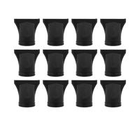 TOYANDONA Ugelli Concentratori e Facilita lo Styling Professionale 12 Pezzi per Asciugacapelli Riduce L'impatto Sul Capello in PC Nero, Compatibili Diametro 4,35-4,5 Cm