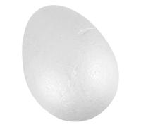 TOYANDONA Uova di Gommapiuma 20 Cm per Decorazioni Pasquali, Sfera di Schiuma Bianca Solida per Fai da Te, Forniture la Festa di Pasqua, Decorazioni Creative e Adulti