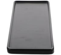 TOYANDONA Vassoio da Bagno in Ceramica Rettangolare Grande Piatto Portaoggetti Multifunzionale Antiscivolo per Cosmetici Gioielli e Articoli da Toeletta Contenitore Compatto per Casa e