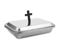 TOYANDONA Vassoio Design Multifunzionale per Comunione in Acciaio Inossidabile Argento Porta Bicchiere da Vino per Cerimonie Religiose e Chiese