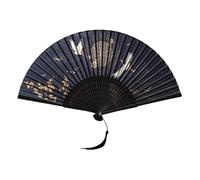 TOYANDONA Ventaglio Vintage Cinese con Motivo Elegante Resistente e Pratico per Rinfrescare e Decorare Feste Come Accessorio Danza e Fotografia