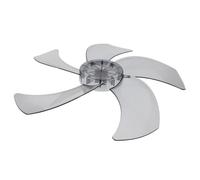 TOYANDONA Ventilatore Piantana in Plastica Lame Trasparente Nero Ricambio Silenzioso e Leggero per Ventilatore da Uso