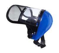 TOYANDONA Visiera Protettiva per Viso Gialla, Trasparente, Comoda, | Montaggio Semplice, Copertura Completa del Volto, Struttura in ABS PVC e Filo D'acciaio, per Giardinaggio e Silvicoltura