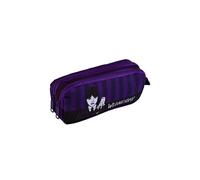 TOYBAGS Astuccio scolastico mercoledì addams e enid interno foderato e chiusura a cerniera - 10 × 21 × 8 cm, Nero, Astuccio scolastico con cerniera