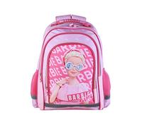 TOYBAGS Zaino Scuola Barbie Chic, Unisex-Bambini e Ragazzi, Multicolore, L
