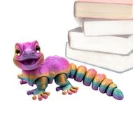 Toyd da scrivania 3D - Figure di Rettile Giocattoli Fidget, Giocattolo Stampati 3D | Scultura di Lucertola piegabile, figurina Flessibile di agitazione Rettile, Ornamento Desktop per Il solli
