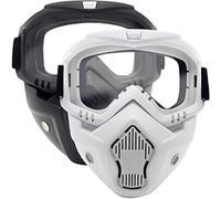 Toyer 2 Pack Maschera Tattica Maschere con Occhiali Staccabili compatibili con Nerf Rival, Apollo, Zeus, Khaos, Atlas, Artemis Blasters Maschera Rival
