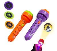 Toyer Proiettore Di Halloween - Torcia Per La Torcia Per Bambini, Gadget Per Feste Di Illuminazione Spettrale | Proiettore Di Festival Divertente Con Scene Di Halloween Per L'apprendimento Cognitivo,