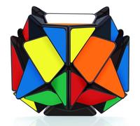 TOYESS Axis Cube Speed Cube Strani, Cubo Magico Originale & Cubo di Velocità Adesivizzati con Colori Vivaci, Regali per Bambini, Adolescenti e Adulti