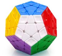 TOYESS Cubo Magico Megaminx 3x3 Stickerless, Dodécaèdre Speed Cube 3x3 Cubo di Veloce e Liscio, Regalo di Natale per Bambini & Adulto
