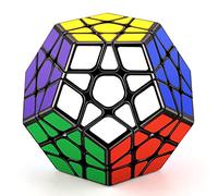 TOYESS Cubo Megaminx 3x3, Dodecaedron Speed Cube 3x3, Cubo Magico 3x3 di Veloce e Liscio, Regalo di Natale per Bambini & Adulto (Nero)