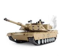 toyfigurehut Telecomando scala 1:16 2.4Ghz US M1A2 Abrams Main Battle Tank RC Battle Tank Smoke & Sound (Metal Gear & tracks)