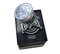 ToyGhillied Arc Reactor MK3-1:1 Scala, USB fai da te, luce LED, sensore di vibrazione, nessun montaggio, vetrina inclusa