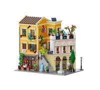 ToyGhillied Casa Modular Building Blocks Illuminated Roman Corner Shop Street Scene, 4507 Pezzi Street Scene Building Set, Architettura Case Building Blocks