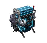 ToyGhillied L4, kit di modellino 3D, in metallo, turbocompressore, 4 cilindri, motore auto, 364 pezzi, L4, motore in metallo, fai da te, montaggio L4, kit di modellini per motori L4, 2024 Natale