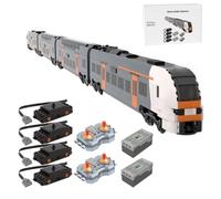 ToyGhillied MOC-74130 - Set di 2917 pezzi per ferrovia, architettura a 6 vie