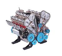 ToyGhillied Motore a combustione interna V8, 500 pezzi, modello motore a otto cilindri, kit di montaggio fai da te, motore STEM, kit di montaggio per adulti appassionati di tecnologia