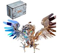 ToyGhillied Puzzle in metallo 3D meccanico a forma di gufo notturno, kit fai da te in metallo per adulti, rompicapo 2025, regalo di Halloween, Natale, Capodanno, 700 pezzi