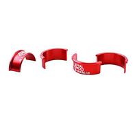 Toygogo 4x Adattatore Spessore Manubrio MTB Mountain Da 31,8 Mm A 35 Mm - Rosso